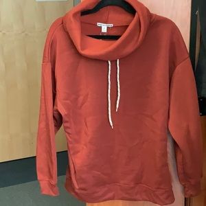 A red comfy warm sweater